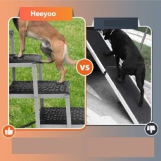 Heeyoo-trap voor een draagbare hond 134.6 x 42.9 x 71.1cm