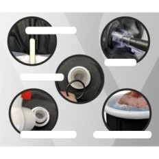 Naudota sulankstoma ledo vonia vitaminijos sportininkams Mobilus regeneracinės vonios šaltam vandeniui