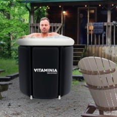 Brugt foldbart isbad til vitaminia atleter mobil regenerativt bad til koldt vand