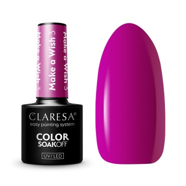 Vernis Hybrid CLARESA Make a wish 3 - 5g — ensemble présenté