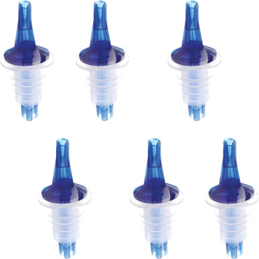 Dispenser dozators pudelēm - zilā komplekts 4PC.