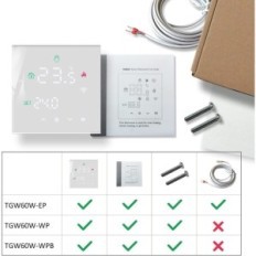 Thermostat BEK Smart, WiFi WiFi Chauffage au sol, Thermostat de chauffage à l'eau