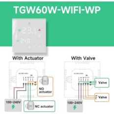 Beok termosztát Smart, WiFi padlófűtés, termosztát vízmelegítéshez
