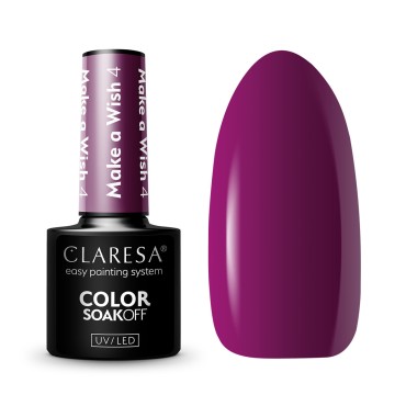 CLARESA Hybrid Körömlakk Make a wish 4 - 5g — elölnézet