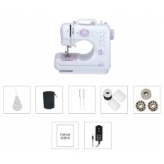 Begagnade mekanisk symaskin Birgitta 12 söm Double Thread EU 220V