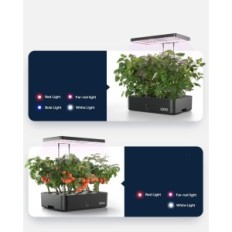 iDOO belső gyógynövénykert LED világítás hidroponikus rendszer termesztésére gyógynövények és növények otthon