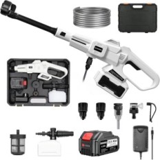 Poškodený čistič batérie 100 bar 4000MAH 10L 6-W-1 KEVSUVQIN SPRAY HEAD