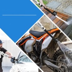 Poškozený čistič baterie 100 bar 4000mAh 10l 6-W-1 Kevsuvqin Sprej hlava