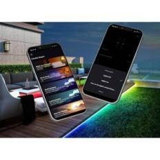 LED Tape Lichaser RGB + IC 20m med WiFi, vandtæt, musiksynkronisering