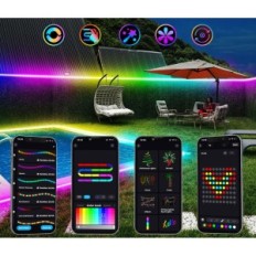 LED páska LICHASER RGB + IC 20M s WiFi, vodotesnosťou, hudobnou synchronizáciou