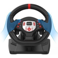 Game stuurwiel met Doyo-pedalen, compatibel met PS4, PS3, PC, Switch