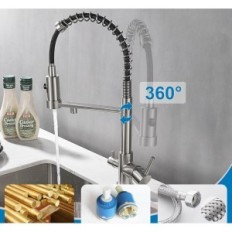 Rubinetto da cucina con filtro dell'acqua MogfCt 3in1, nichel, usato