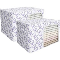 Boîte de rangement en coton renforcé de Kancampi, 4 pcs.