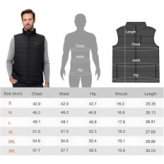 Sevdiea Vest fűtő 9 zóna, 16000mAh, 7.4V, méret S