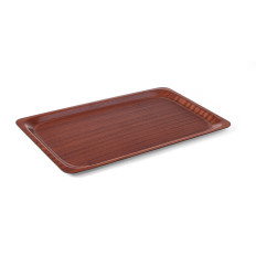 Bandeja antiderrapante, mogno 530x325mm GN1 / 1 - Hendi 507216