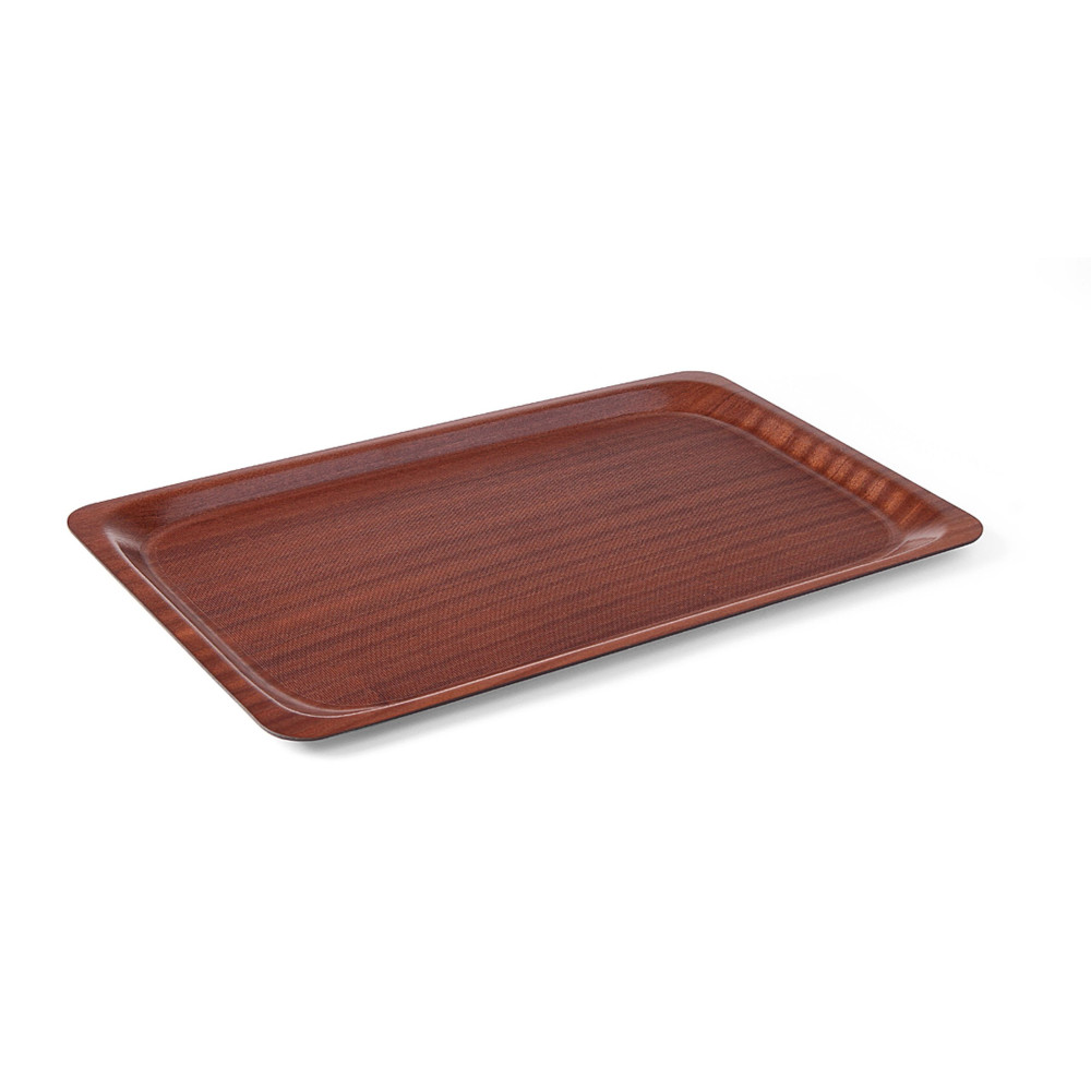 Bandeja antiderrapante, mogno 530x325mm GN1 / 1 - Hendi 507216