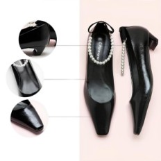 Pompe da donna C.Paravano Con un dito chiuso, C9-Black-42