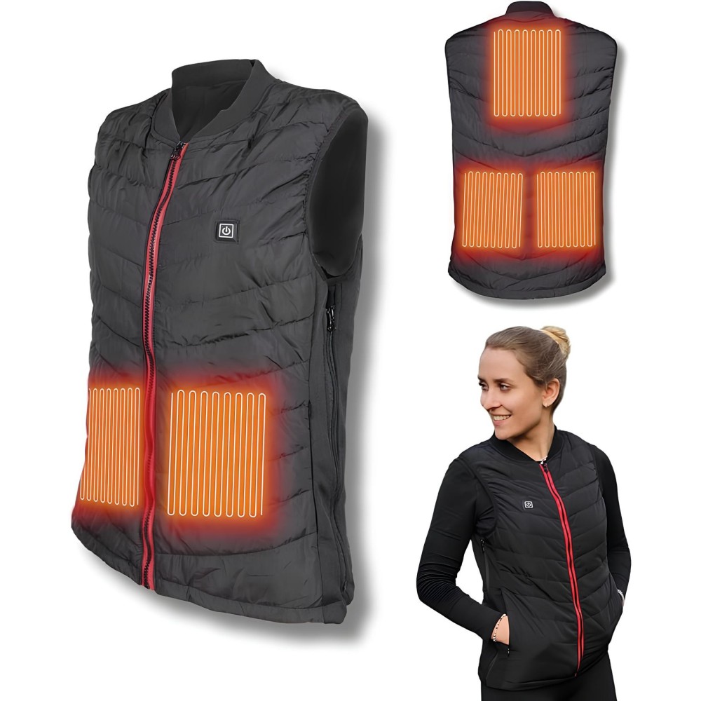 Thermisch vest Muawo voor mannen en vrouwen, tot 55 ° C, L, gebruikt