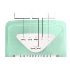 ICE STROJA FIOING 2L FAST CUBES 6 MIN LED DISPLAY, razstava