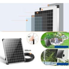 Bakning 25W damm pump med en 5 meter kabel för en vattenpipare och fontäner med ett lugnt och effektivt arbete, utställning