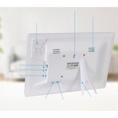 Digital fotoramme Tsitsc 1301-de-Weiß-1 13.3 tommers 32 GB hvit utstilling