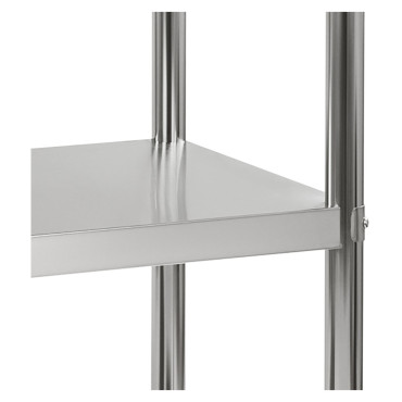 Rack aus Edelstahl gastronomisch 120x48.5x155cm