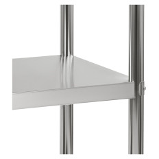 Rack iz nerjavečega jekla Gastronomske 120x48.5x155cm