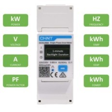 CHNT DDSU666-CT jednofazowy elektroniczny inteligentny licznik energii