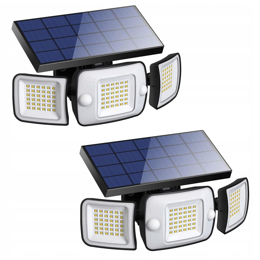 Gebrauchte Solarlampe mit 6000 mAh-Sensor IP65 1200 lm 2pc Intelash