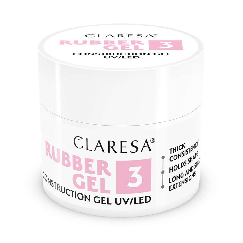 Gel de Construção Rubber Claresa 3 45g — vista frontal