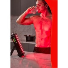 Lámpara portátil con luz roja BESTQOOL 50W LED LED LED para el dolor, la regeneración y la mejora cardiovascular