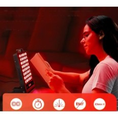 Lampada portatile con luce rossa BESTQOOL 50W LED LED luce a LED per dolore, rigenerazione e miglioramento cardiovascolare