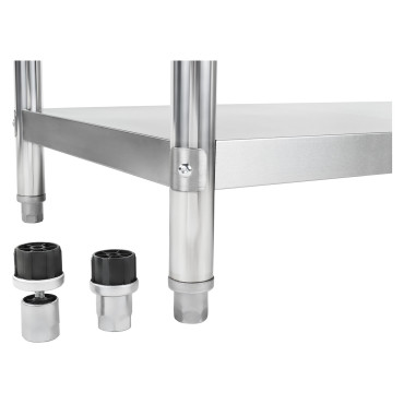 Rack in acciaio inox gastronomico 120x48.5x155cm