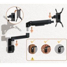 Putrossen PTDA69-1114, 17-49 "Monitori hoidja, VESA 75/100/200, kasutatud