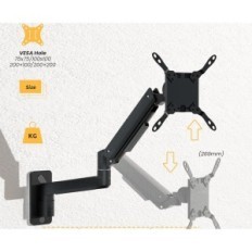 Putsen PTDA69-1114, 17-49 "Titular de monitor, VESA 75/100/200, utilizado