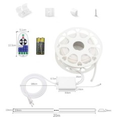 Gebruikt Alitove 230 V 120-tape in 20 meter onjuiste toestand