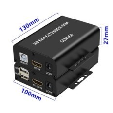 HDMI plėtinys KVM Dagijird 1080P USB RJ45 60M PC pelės klaviatūra