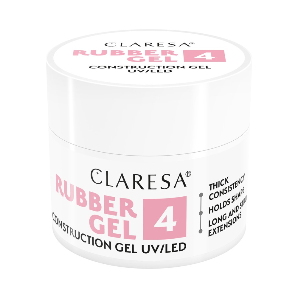 Claresa Rubber Építő zselé 4 45g