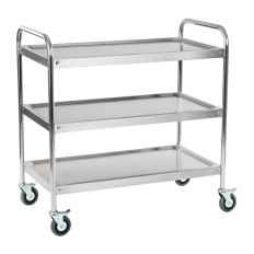 Servitörs barnvagn HoReca Steel 3 tallrik