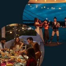 LED lampy Kawaya 23 m Vodotěsné zahradní girlandy pro vnější dekorace