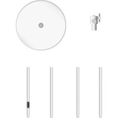 Razstavni stojalo za QWALL projektor 30-100 cm Grey Nastavljiv držalo za tla za projektor