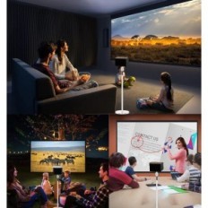 Tentoonstellingsstandaard voor Qwall-projector 30-100 cm Grijze verstelbare vloerhouder voor projector