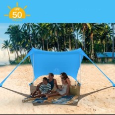 Nessuna tenda da spiaggia impostata per la spiaggia del campeggio Camping Camping UPF50 +
