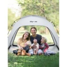 Beach Tent Glymis BT-SD02 for 3-4 personer, UPF 50+, til parken, Camping