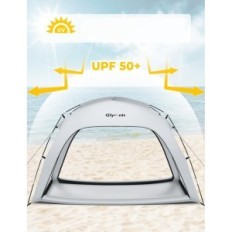 Tente de plage Glynnis BT-SD02 pour 3-4 personnes, UPF 50+, au parc, camping