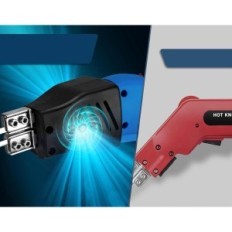 Cuchillo eléctrico para espuma de poliestireno 80W que viene con 4 cuchillas, 0-500 ° C, 220-240V