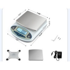 Digitaalsed laboratoorsed kaalud CGOLDENWALL, ehted ja köök 5000 g, 0,1 g