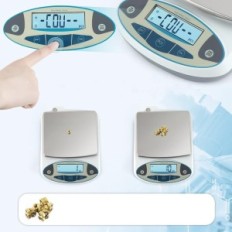 Digitala laboratorieskalor Cgoldenwall, för smycken och kök 5000 g, 0,1 g