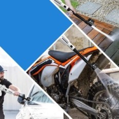 Kevsuvqin 100 bar za čiščenje akumulatorjev, 4000mAh, 10L, črna, 6-W-1 škropilna glava