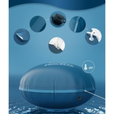 Piscina Bilhar 4m inverno xxl proteção contra geada